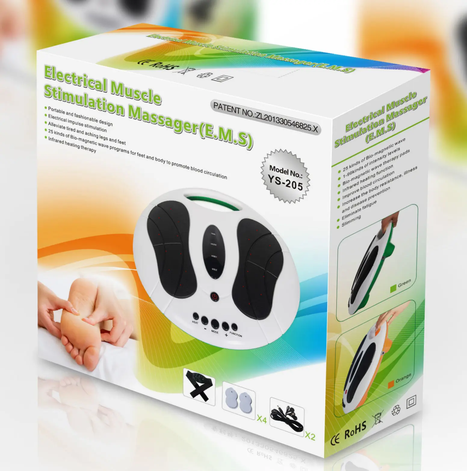 Multifunctional Customs Compact Ems Shockwave Therapy Machine