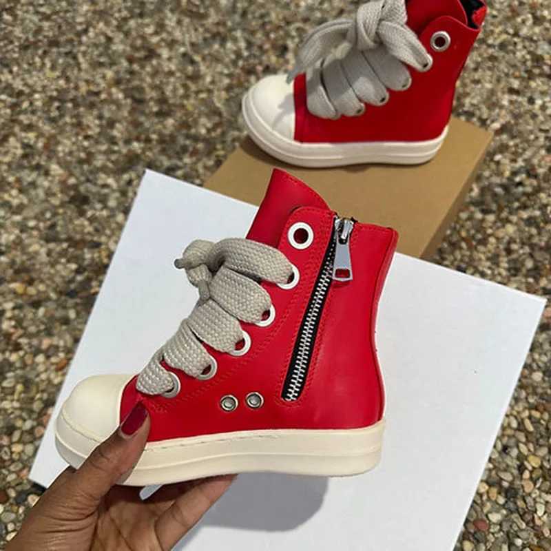 IDOIT In Stock High Quality New Fashion Girls Short Ankle Boots Kids Rubber Boots Kids Boy Leather Boots