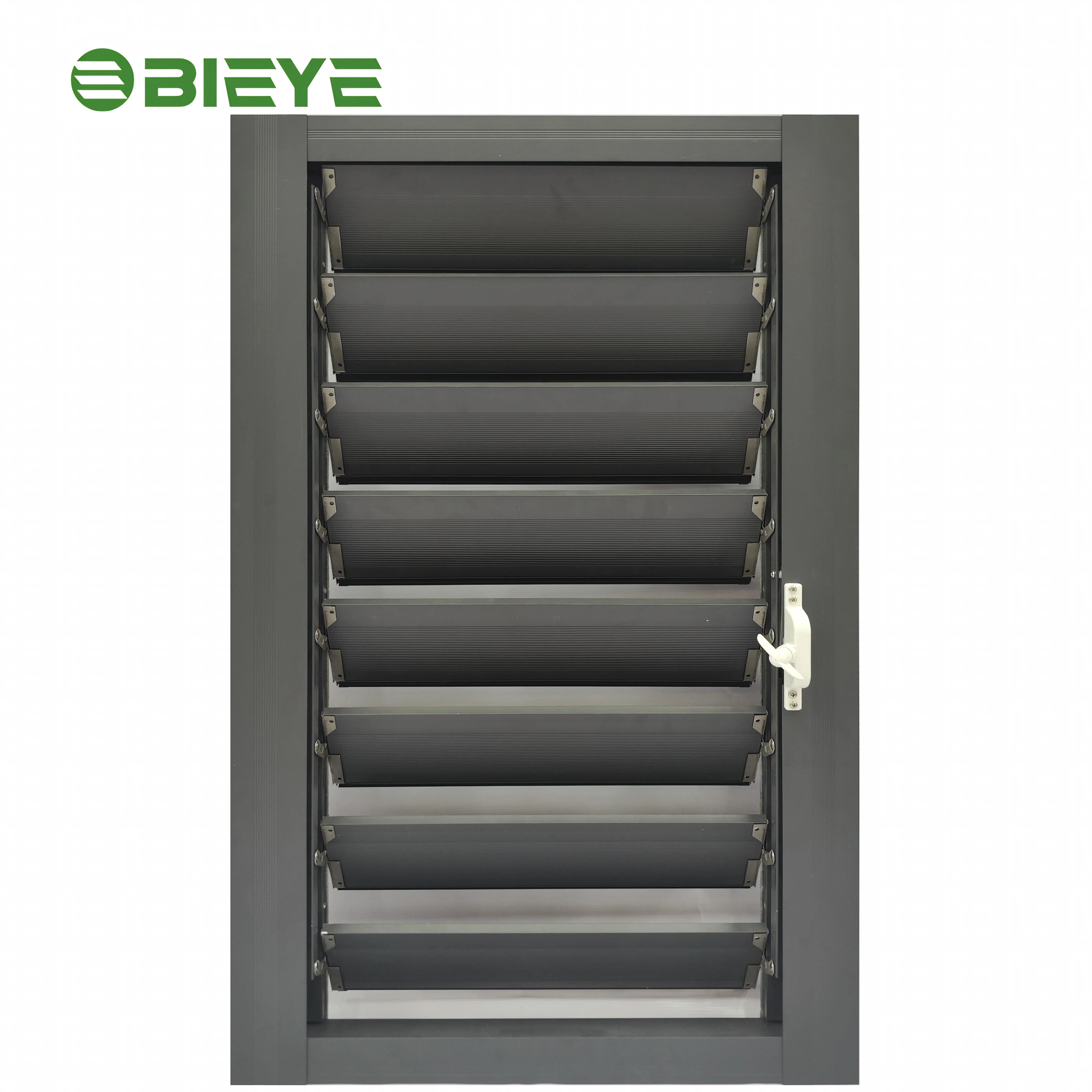 Electric/Manual customized Color Aluminum Louver Outdoor Louvers Aluminum Frame Window Louvered Shutters Sun Shade exterior
