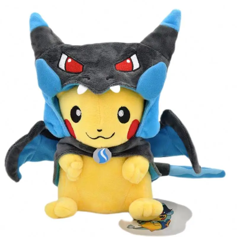 New 21cm po-ke-mend dragon pikachus plush toys cute and stylish stuffed animal toys for children