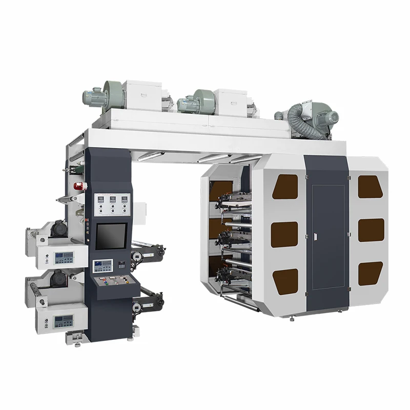 [JT-YTC41000]CE Certificate Automatic Roll Nonwoven Fabric 4 Color High Speed Plastic Ci Flexo Printing Machine