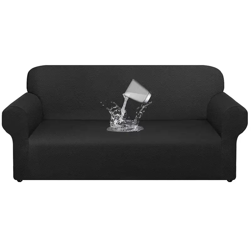 Однотонный водоотталкивающий чехол для дивана премиум класса telas para tapizar juego de funda muebles sala