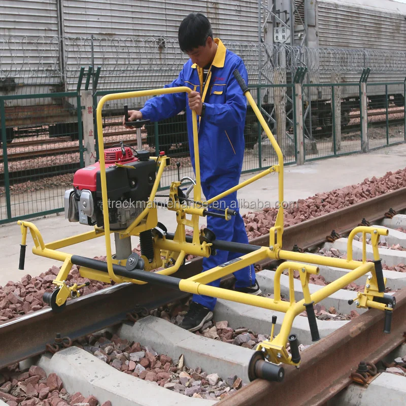 High quality vertical axis turnout rail head grinding machine with petrol engine