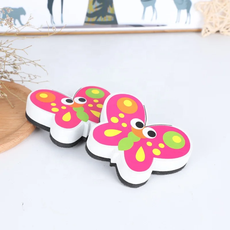 Eva Wholesale Board Whiteboard Marker Butterfly Eraser For Children