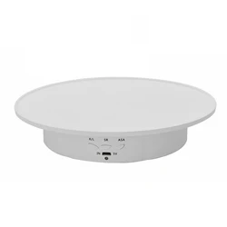 Hot selling 20CM rotating table Adjustable Mirror Surface battery Rotary Display Stand Rotating Speed Turntable Jewelry Holder