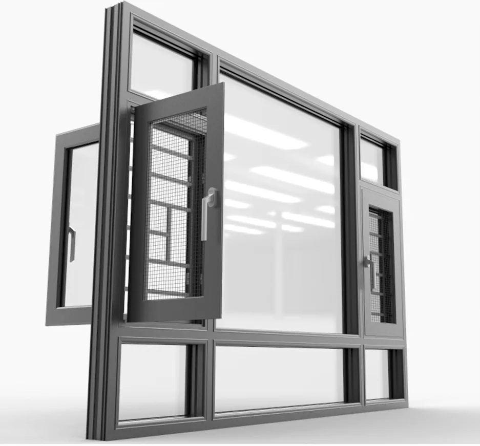 Thermal Break High Quality Aluminium Casement Windows