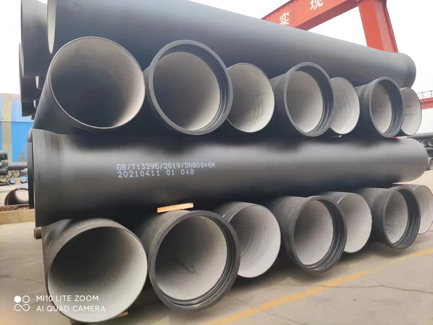 Custom Ductile Iron Pipe Dn100 150 200k9 Cast Iron Pipe Water Supply And Sewage Pipe Fittings