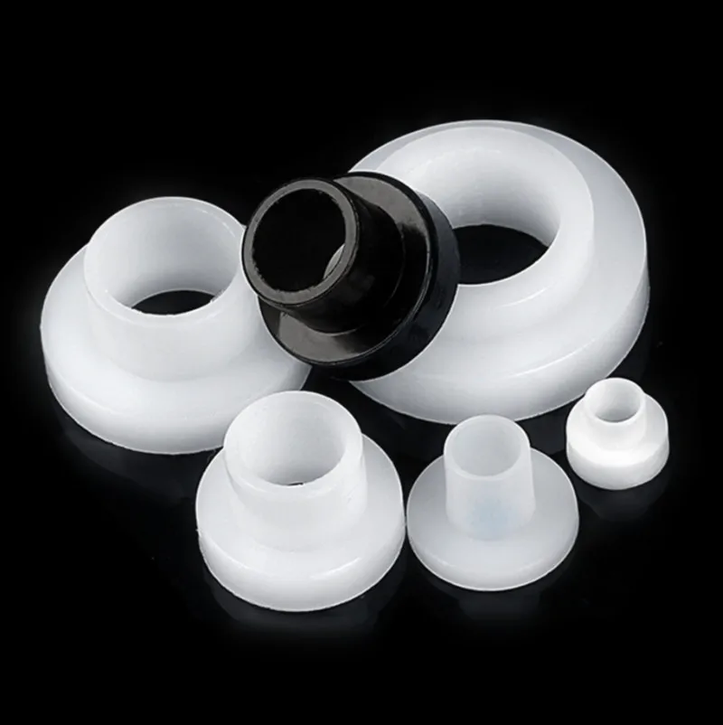 M6 M8 Custom Black Plastic Nylon Bushing Flange Barrel Shoulder Washer Gasket T Type Insulating Washer