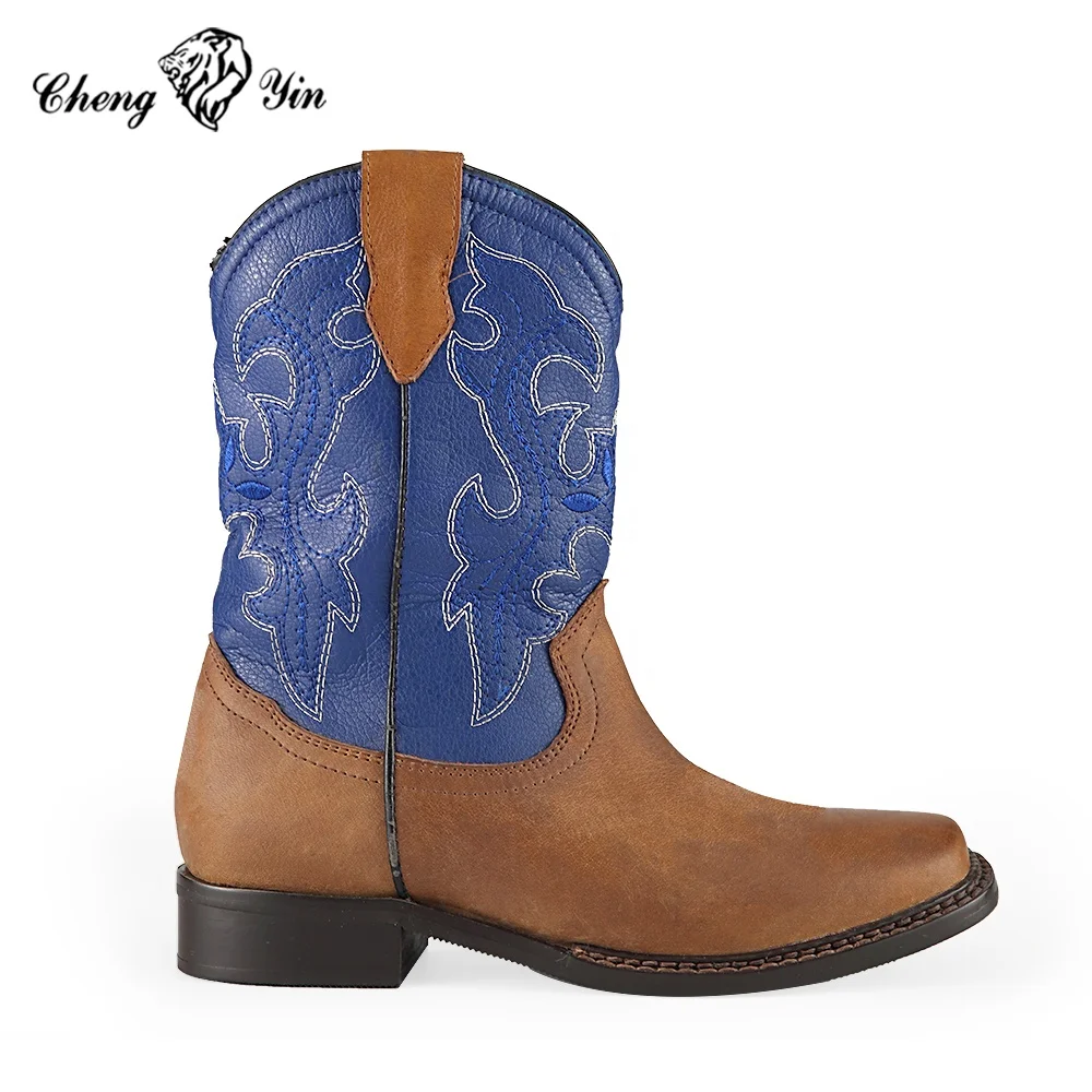 Comfortable baby shoe made in turkey citi leather children cowboy boots custom design girls shoes baby boy ankle boots for kids