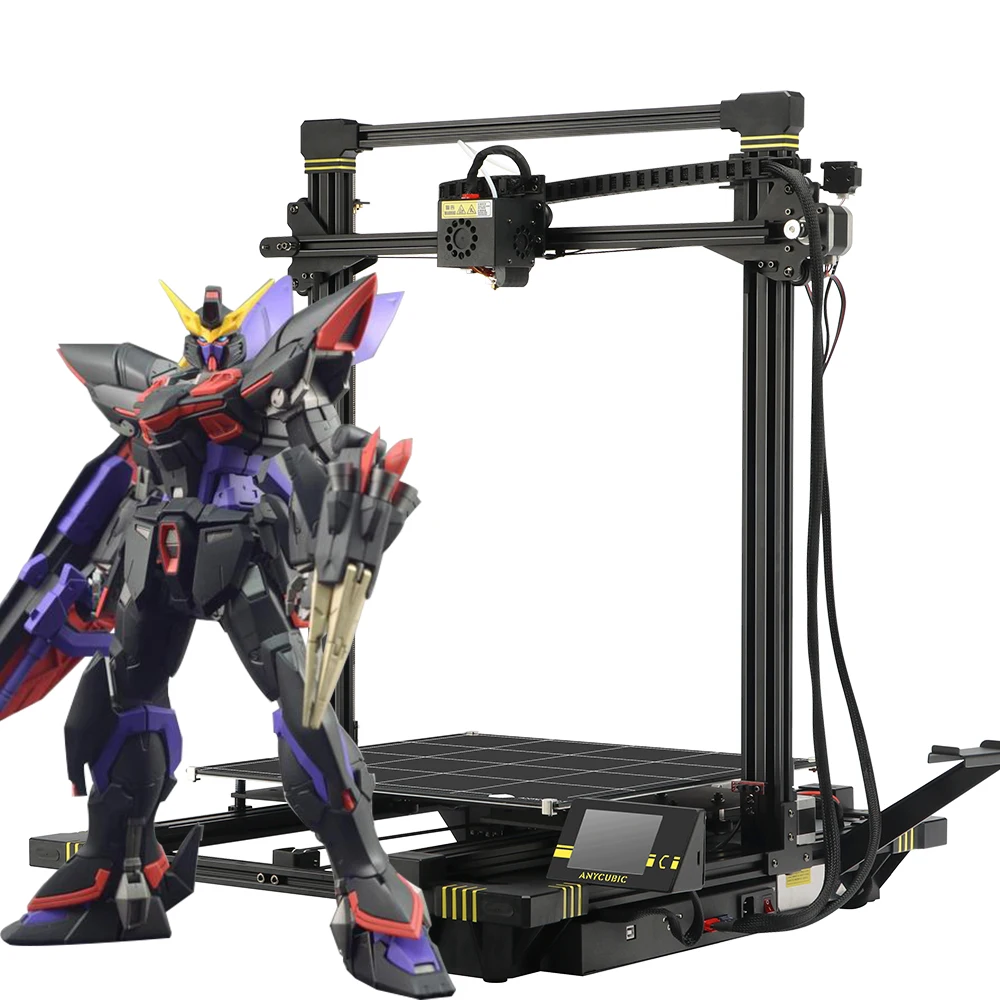 3D-принтер ANYCUBIC Chiron FDM Ultrabase-pro, 3D-принтер с большим объемом сборки, экструдирование титана, сенсорный экран TFT