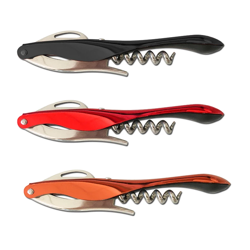 Factory Direct Home Accessories Multi-Functional Stainless Steel Handle Corkscrew for Opening Wine Bottles Kitchen Type