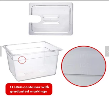 
sous vide container with lid 