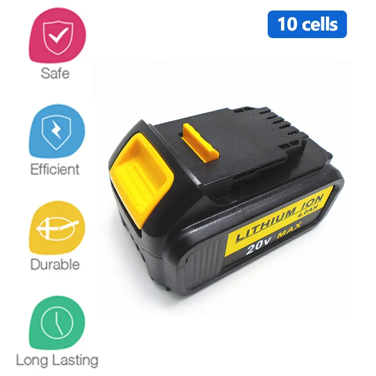 20V 18V replacement lithium battery for dewalts 20v power tool DCB200 DCB204 DCB205 DCB206 DCB180 DCB182 DCB183