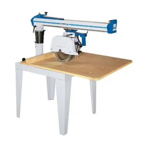 KRD Radial Arm Saw Controllable Feed Rate Woodworking Sawing Machine Industrial Portable Wood Saw Machine