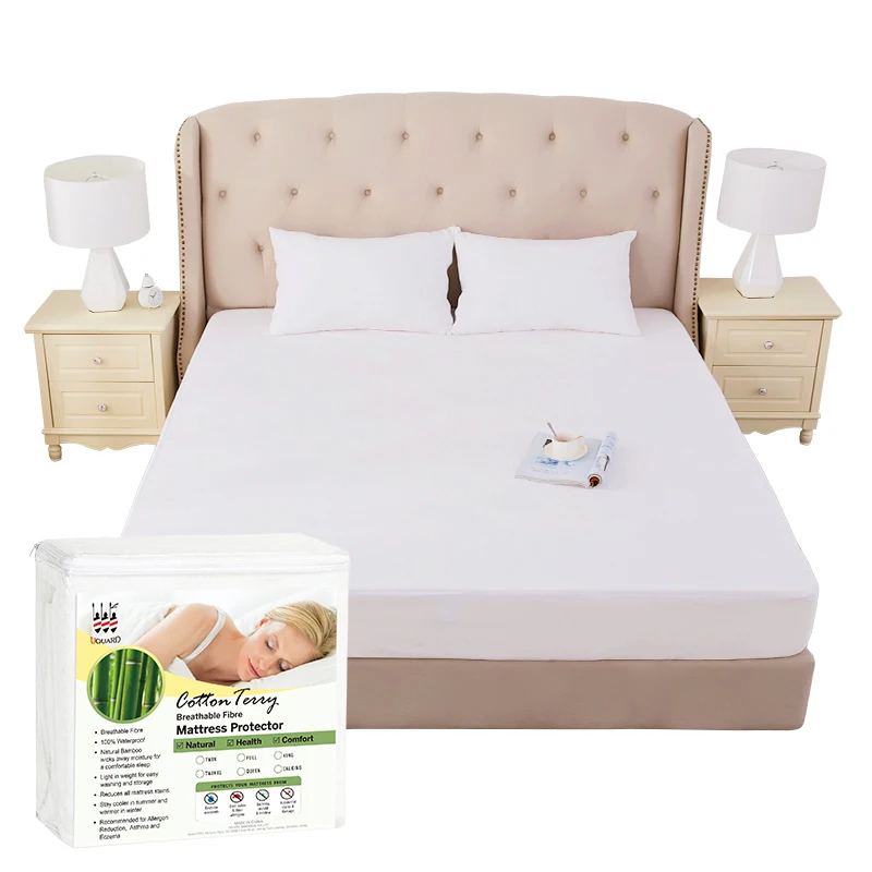 Премиум трикотажный водонепроницаемый чехол с защитой от клопов на 360 градусов матрас с застежкой-молнией