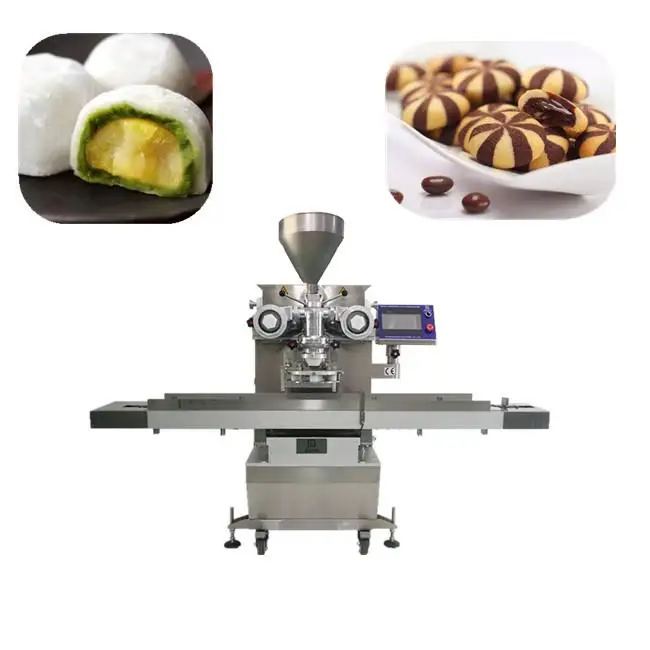 Beikn automatic mochi encrusting machine daifuku maker tray arranging machine sweet mochi ball forming machine
