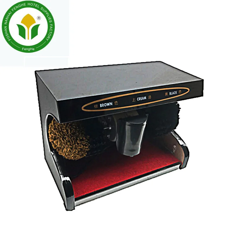 Hotel automatic electric shoe cleaning polishing machine shoes shine polisher cleaner machine