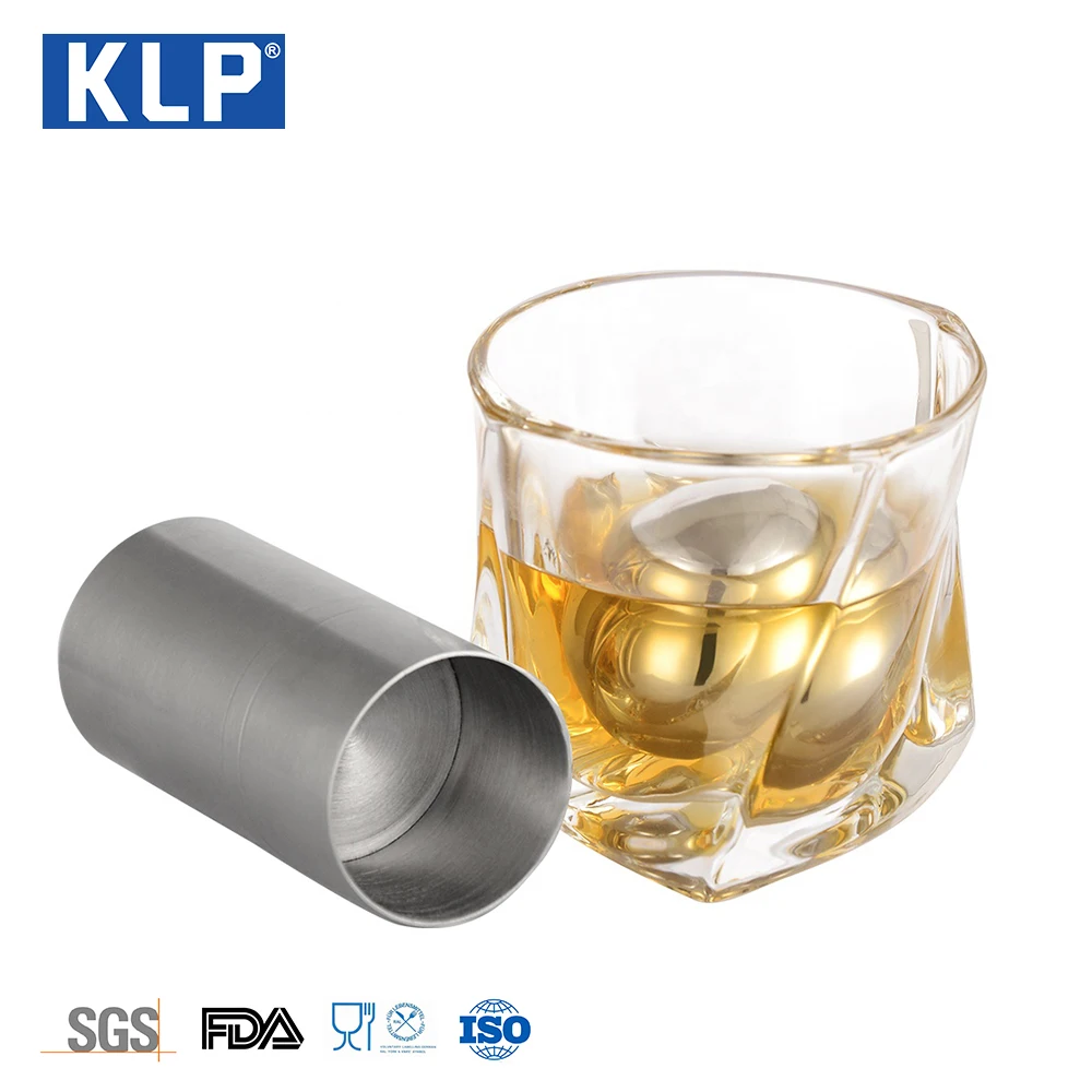 KLP Whiskey stone set whiskey ice cubes home bar chiller balls glass whiskey cup sets