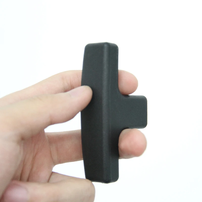 black nylon plastic industrial machinery T-knob wing type furniture handle