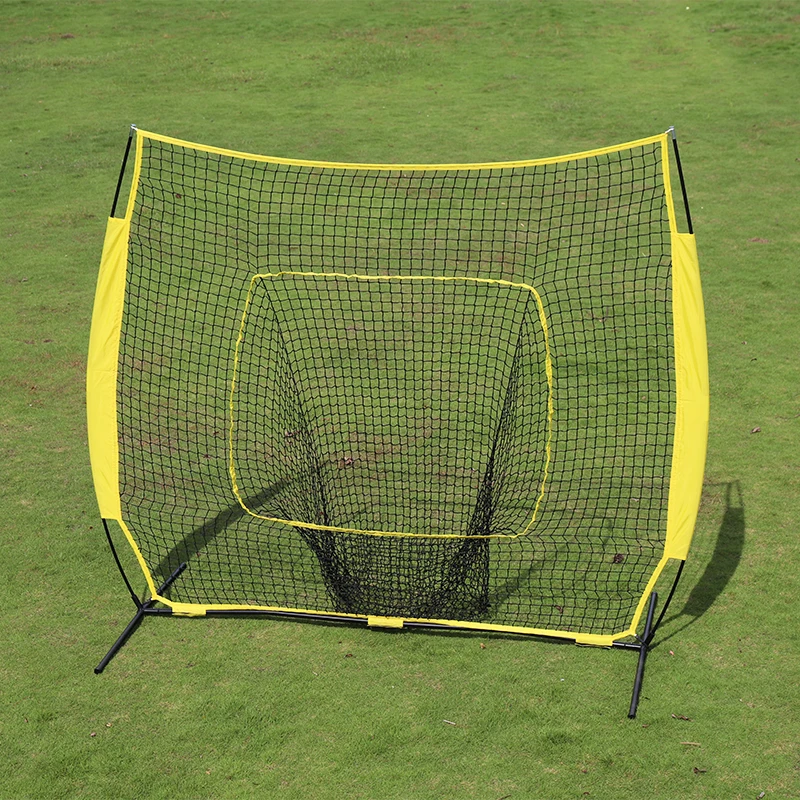 Portable professional batting training practice 7*7 hitting batting baseball net
