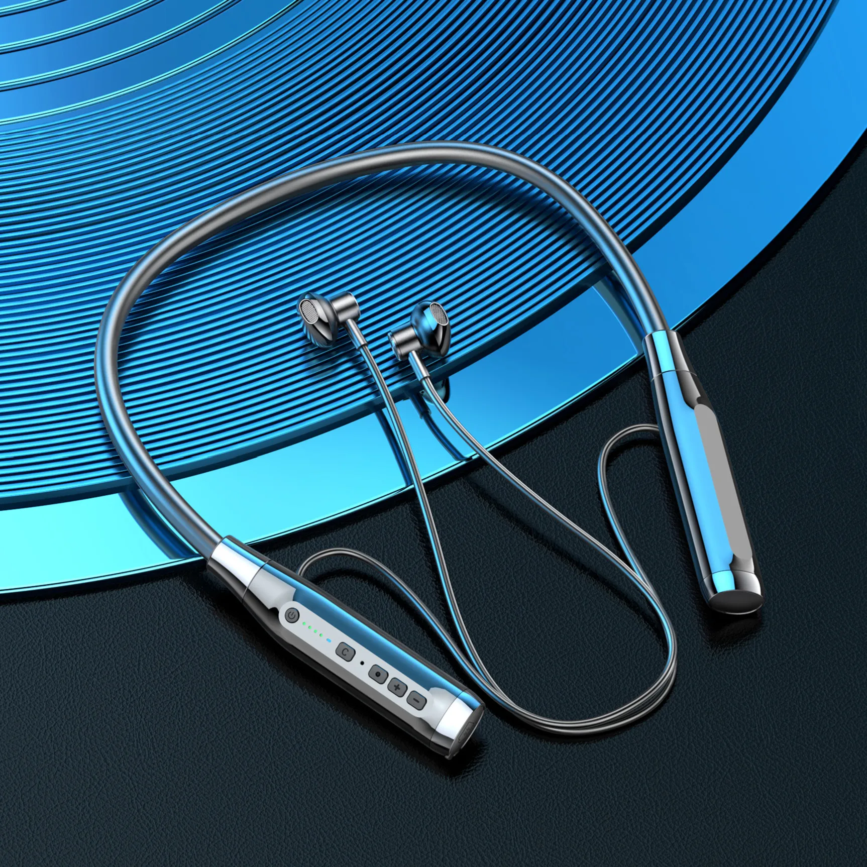 
Wholesale Running Waterproof Microphone Noise Canceling Neckband Wireless BT Headphones Earphones 