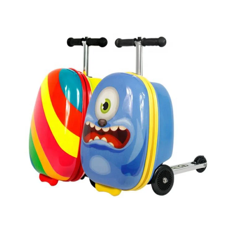 2024 Luggage Kids Corporate promotional personalized gift item Milkpower luxury children kick bag travel kid scooter