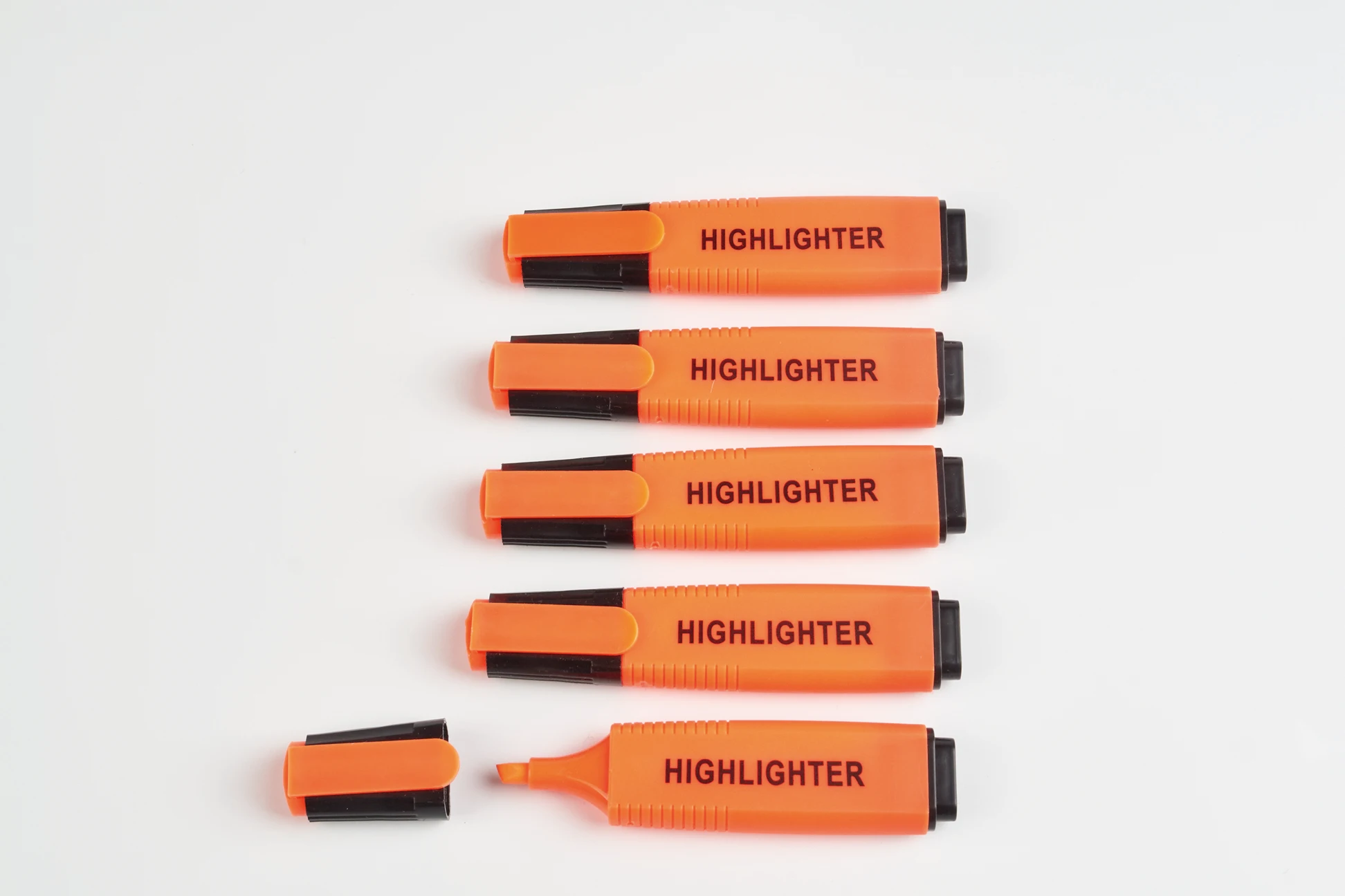 
EN-71 high quality stationery neon color highlighter marker with custom logo 