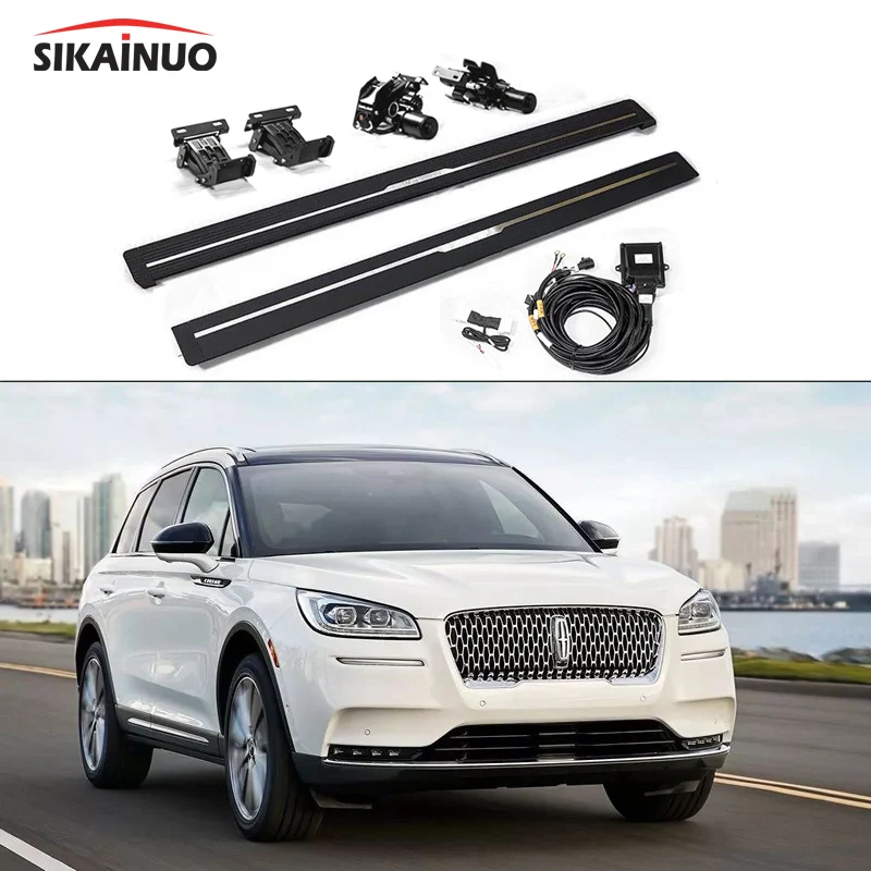 Car auto accessories nerf bar running board electric side step for Lincoln Corsair 2020
