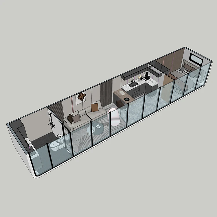 40ft morden fashion comfortable prefab homes modular luxury house china container house for outdoor