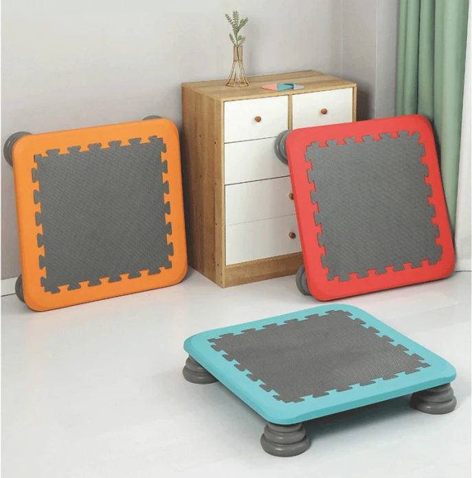 Toddler Mini Trampoline Sensory Training Equipment Kids Bouncing Board Jumping Pad Gymnastics Springboard Fitness Sports Toys