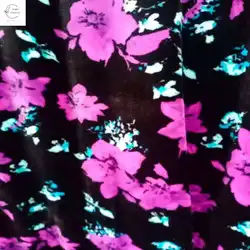100% polyester  knitted velvet mixed really super soft print fabric stock fabric in china