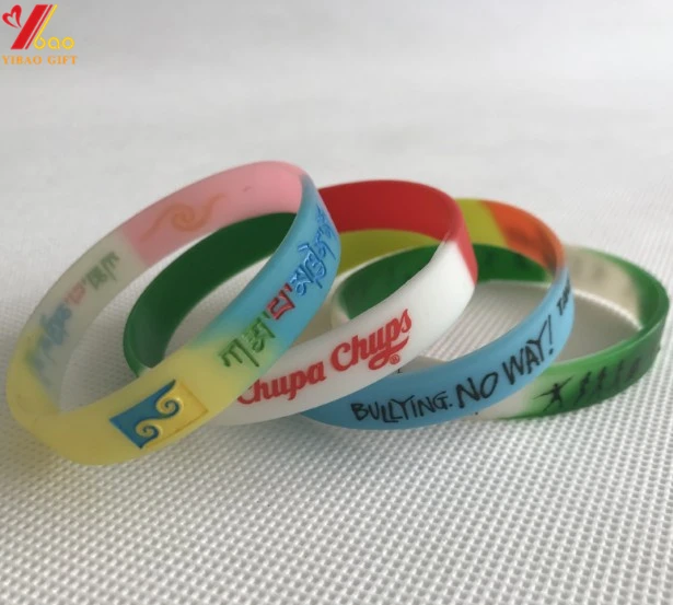 Custom Comfortable silicone wristband Elastic wristband for sports