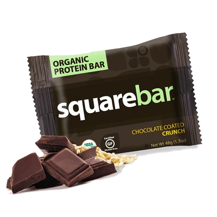 Custom Logo Back Seal Packaging Aluminum Foil Candy Cookie Gummy Protein Bar Wrapper