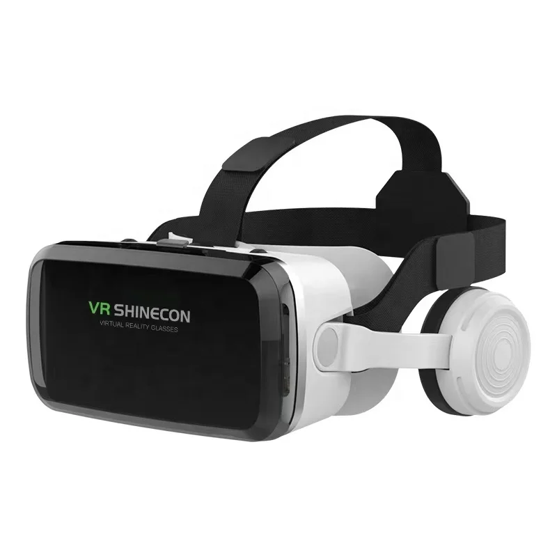 
VR Headset 3D Glasses Virtual Reality Headset Compatible with iPhone & Android VR shinecon for Movie Compatible 4.7