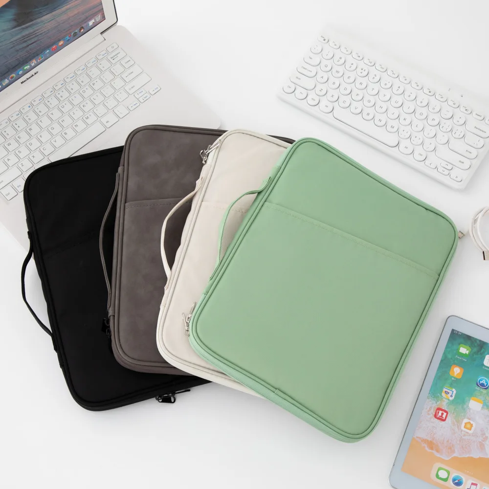 Low MOQ Tablet Sleeve Bag Portable Carrying Custom Logo Briefcase Laptop Bag For Work