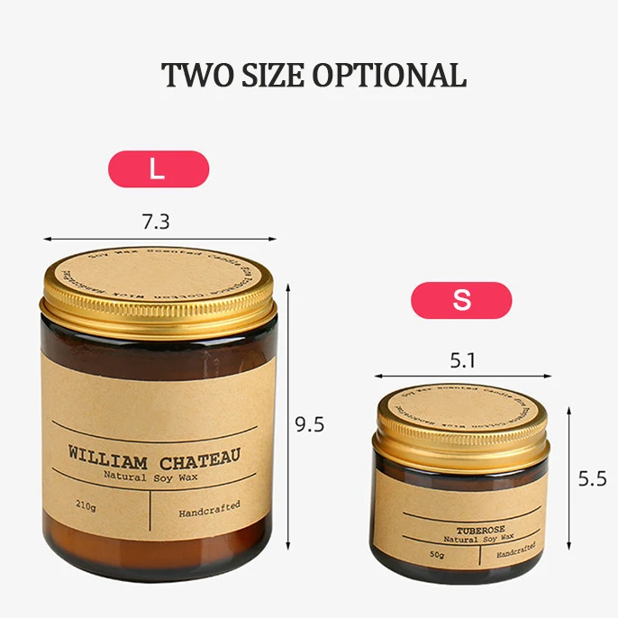 In Stock Wholesale Luxury Women Soy OEM Latest Scented Candles With Private Label