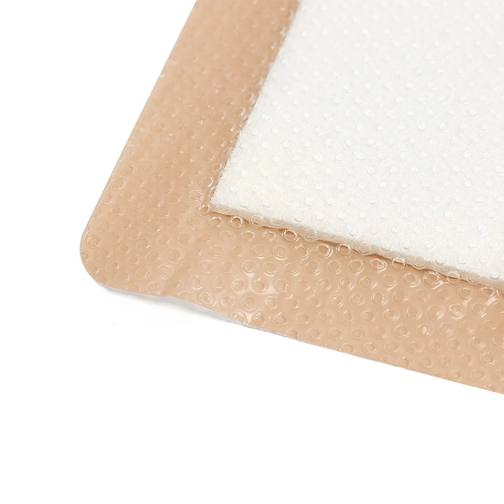 Skin-friendly Silicone Foam Dressing with Border Super Absorbency for Pressure Ulcer Bedsores