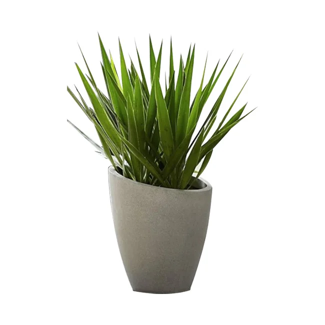 Hottest Sale PC1247-17038 Fiberglass Pot Commercial Grade Large Size Hand Carved Plant Pot