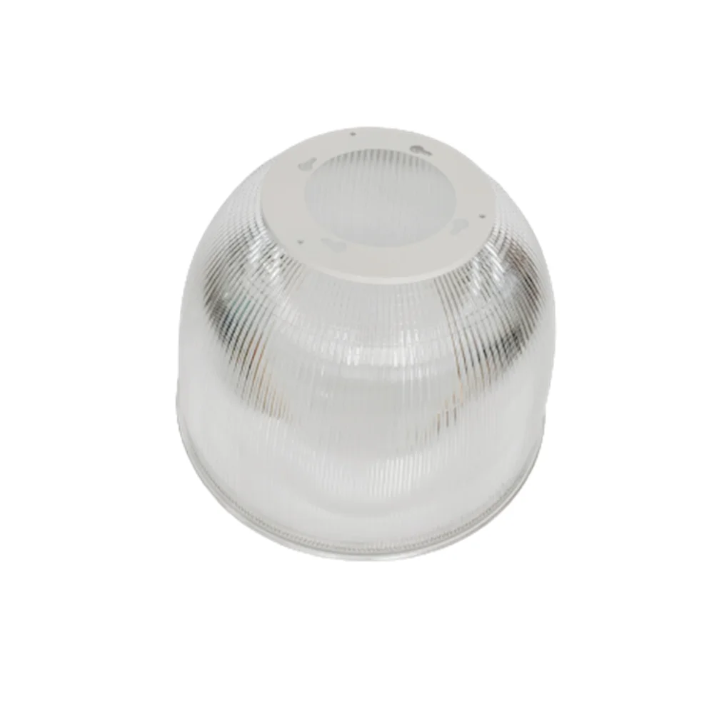 16inch three hole cheap price transparent pc plastic lampshade for 100w 150w 250w waterproof led high bay light reflector