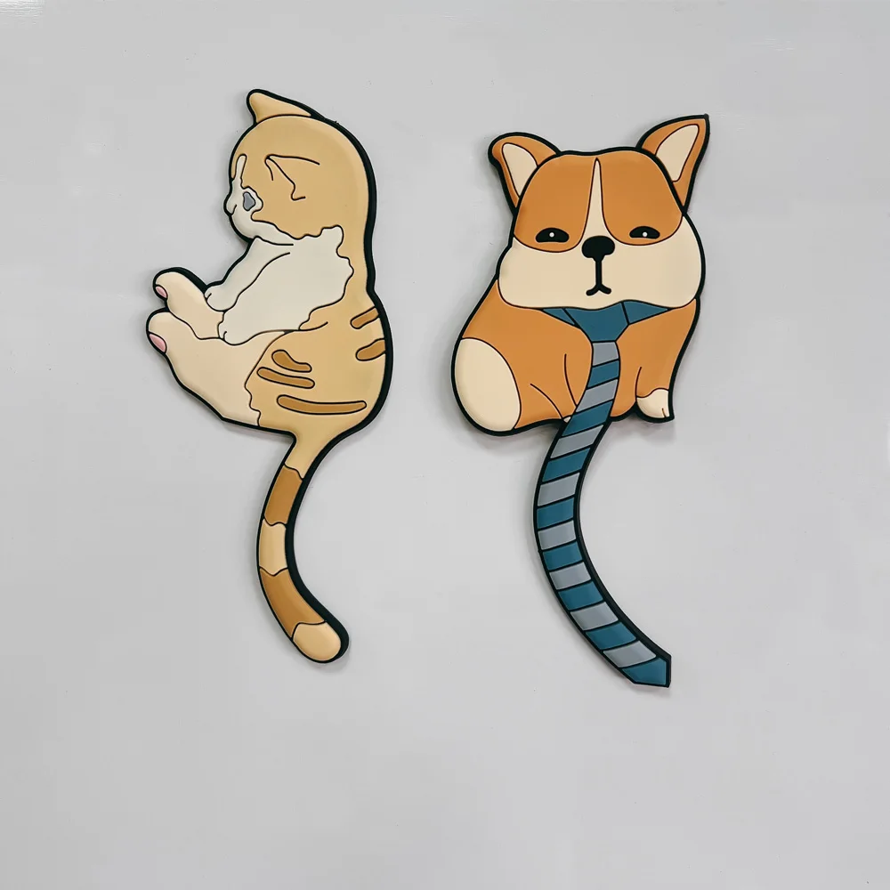 Factory Cheap Cartoon Shape 2D 3D Fridge Magnet Custom Cartoon Cat Design Magnet For Refrigerator