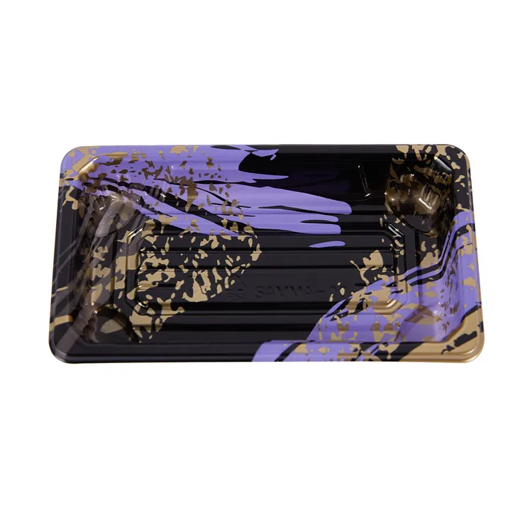 SM1-1100FA Food Tray Dish Plate For Fast Food Snack Bbq Packing Disposable Fruits Packaging Plastic Boxes