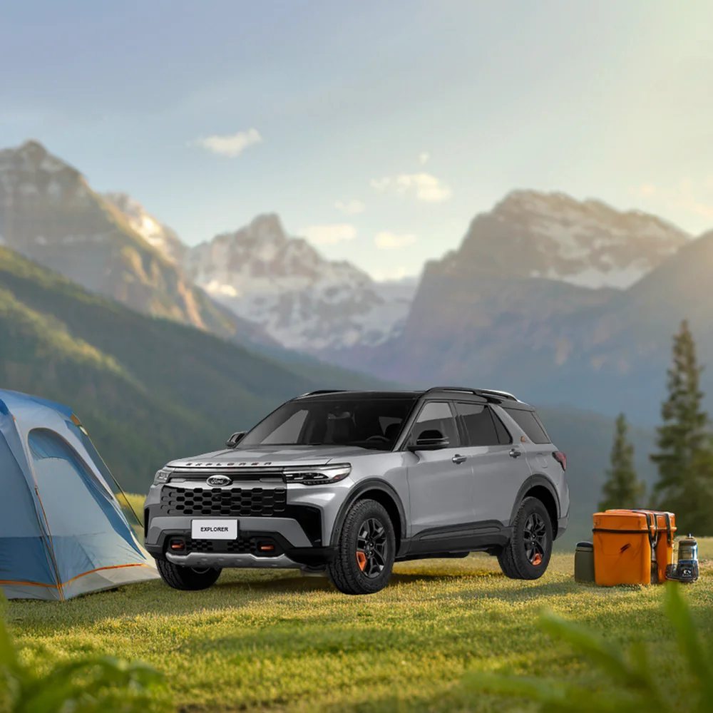 Гарантия качества Changan Ford EXPLORER 6 мест средний и большой внедорожник 2 3 т новый бензиновый автомобиль с рулевым управлением круиз-контролем