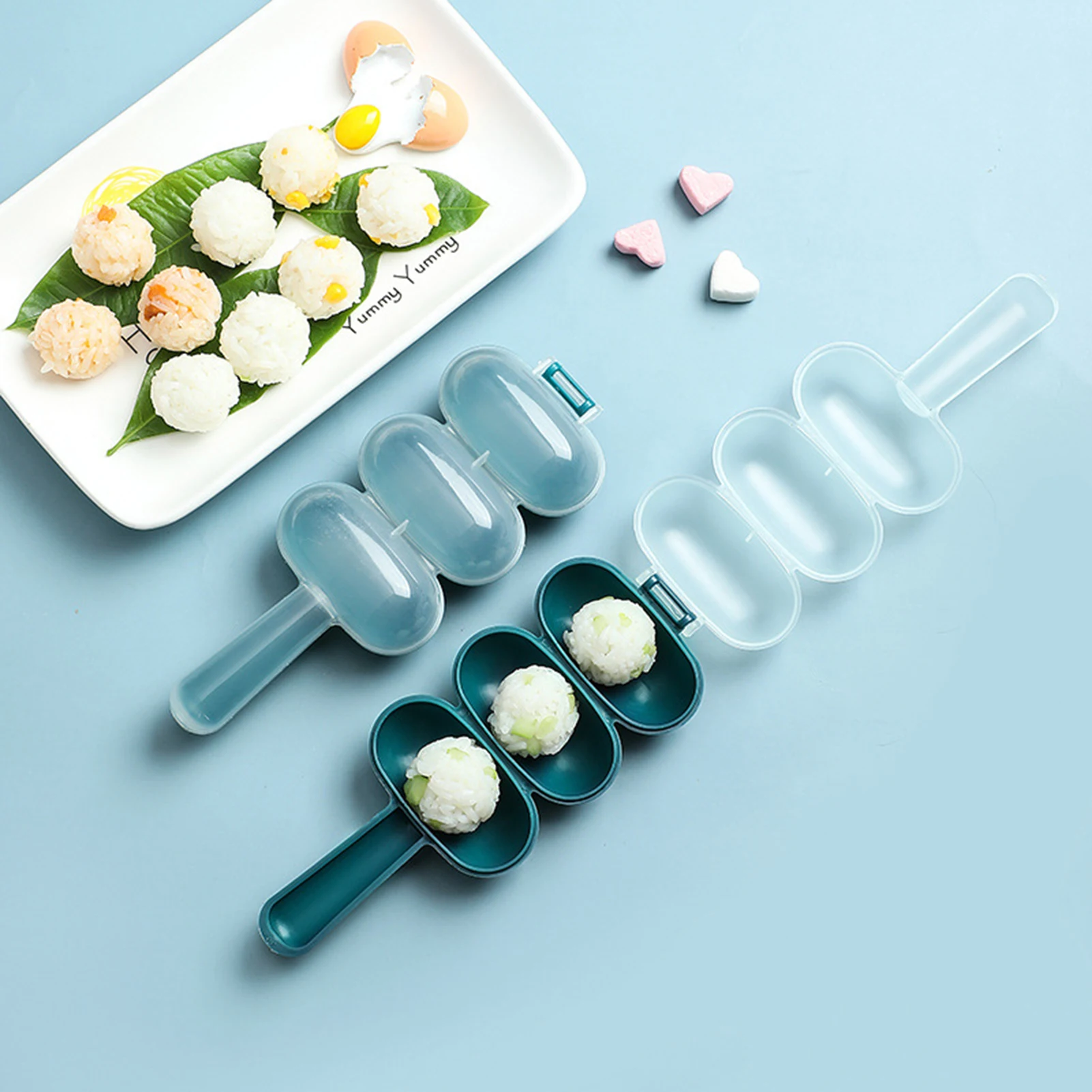 Rice Ball Shaker DIY er Shakers Lunch Maker Mould Onigiri Mold Shaped