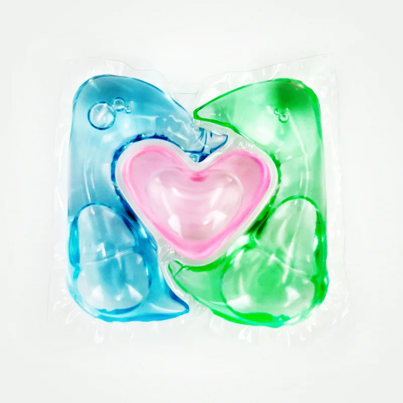 OEM Wholesale Eco-Friendly 3-in-1 Decontamination Laundry Capsules Long Fragrance Disposable Detergent Pods Apparel Gel Shape
