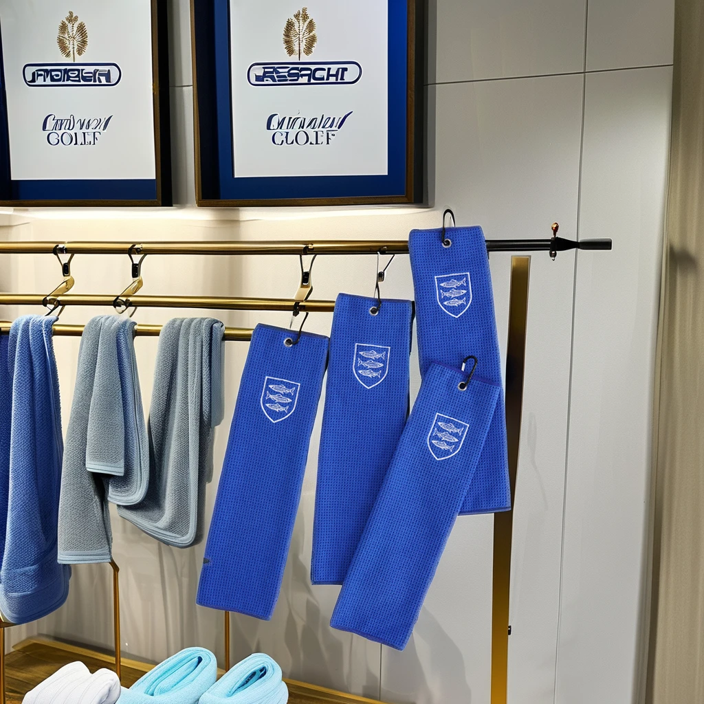 Personality Microfibre Pattern Fabric Thick Waffle Weave Golf Towel With Custom Logo Sublimation Sport Microfiber Waffle Towel