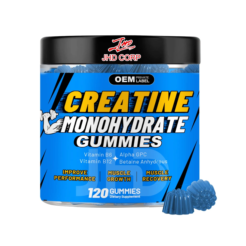 Spot Supply Preworkout Supplements 5g 6g Creatine Monohydrate Per Serving Alpha GPC Complex Creatine Gummies