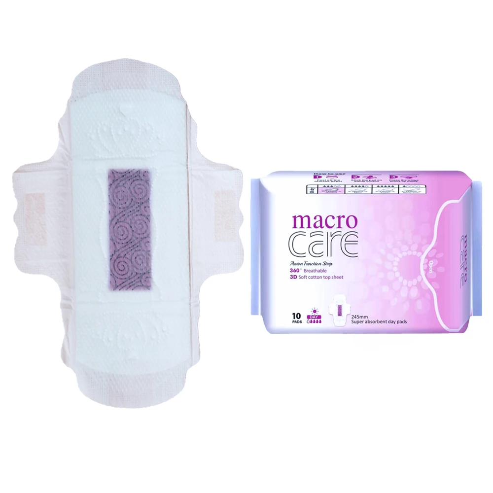 Мягкие удобные анионные дышащие гигиенические прокладки для девочек, оптовая продажа