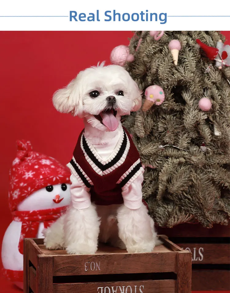 Wholesale Designer Classic Cable Knit Pet Dog Jumper Sweater Clothes