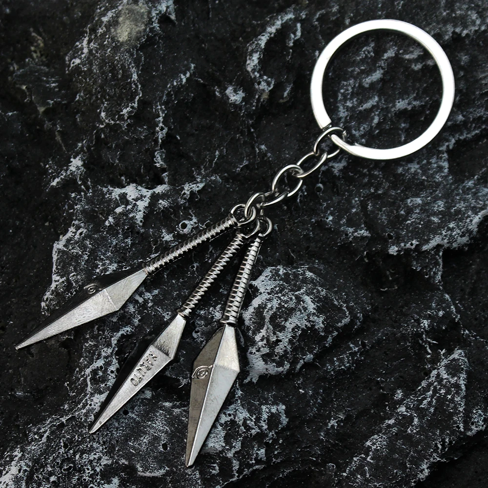 Namikaze Minato Kunai Shuriken Anime Metal Weapon Models Sword Keychain For Fan Cosplay Jewelry Home Ornament