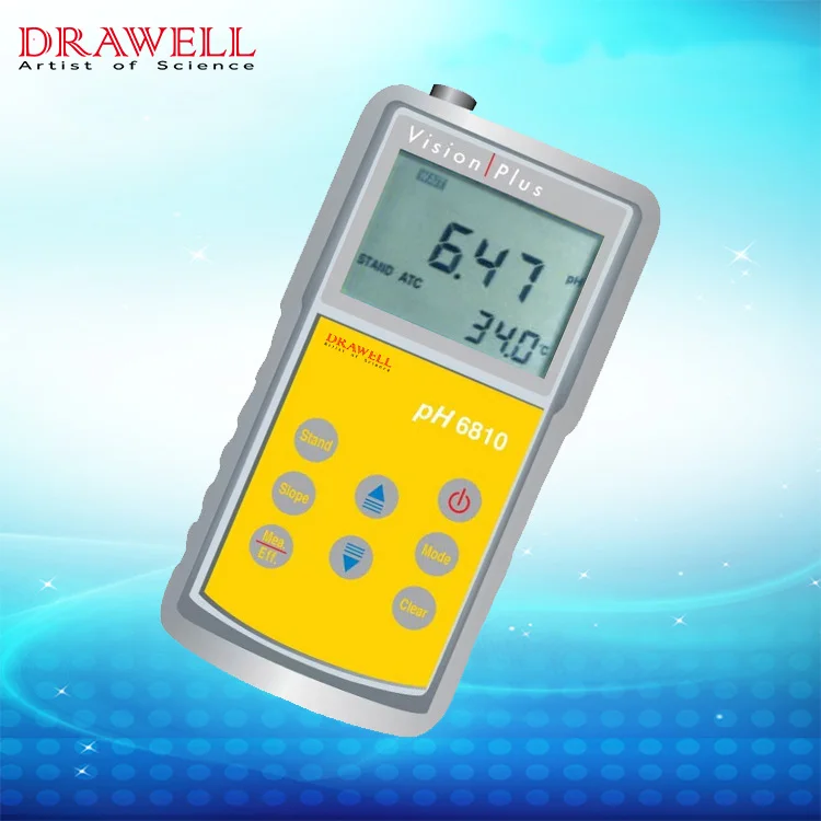 PH6810 pH Meter ORP Analyzer With Temperature Detector Portable Multiparameter Tester
